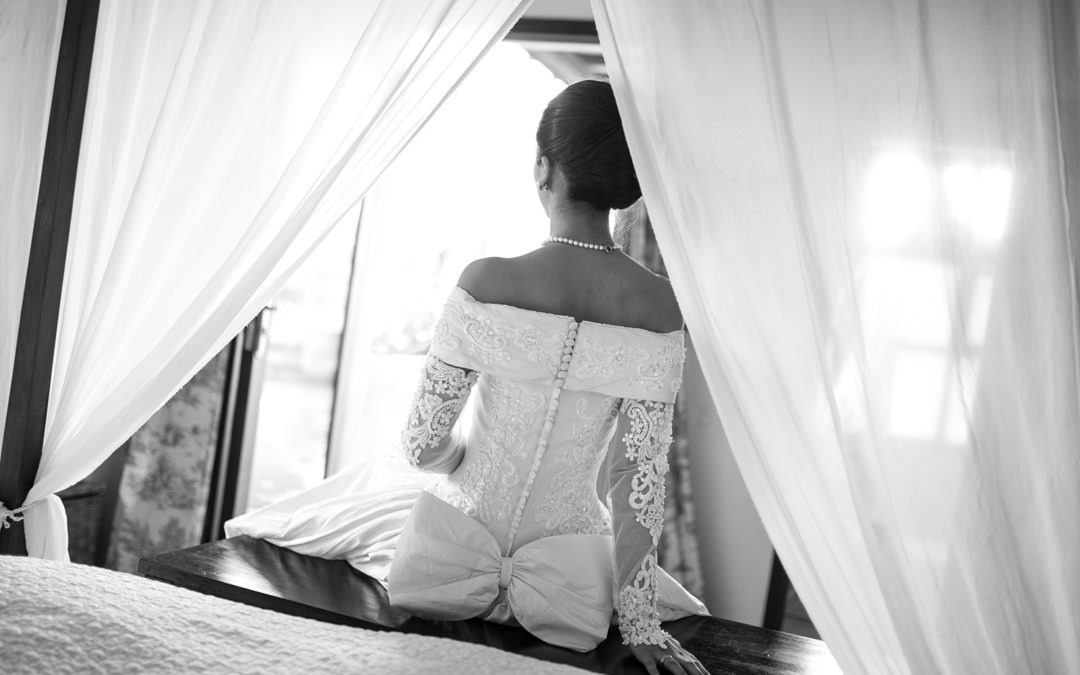 The wedding dress